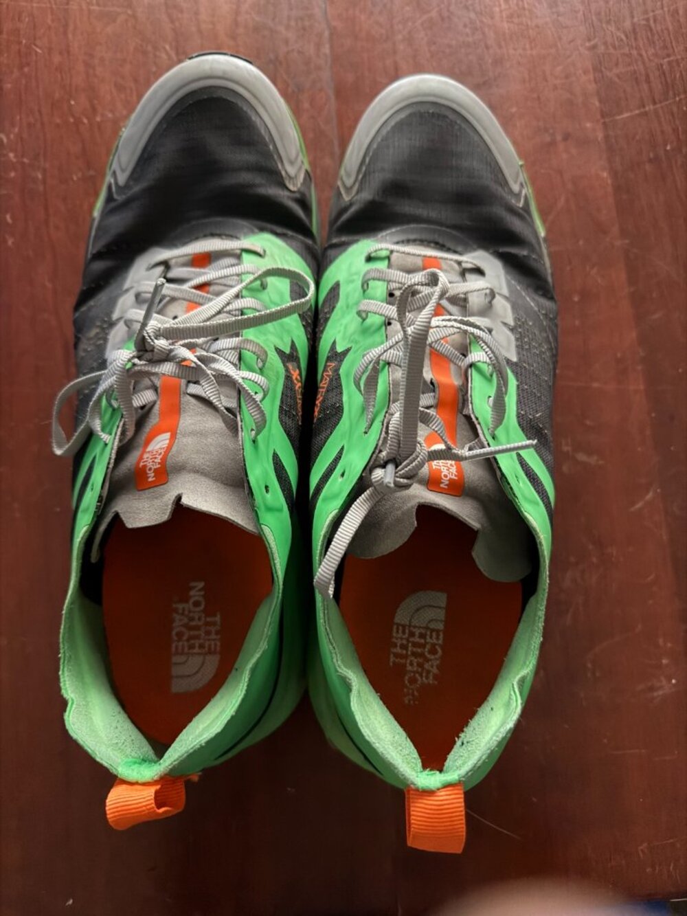 The North Face Vectiv Infinite Trail Running Shoes Men's 12 Green Grey